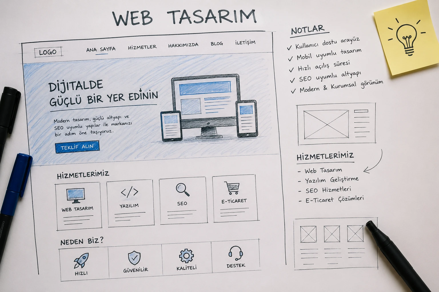 Web Tasarım Hazır Web Sitesi