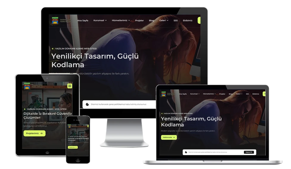 Ajans ve Kurumsal v2 Hazır Site Görseli